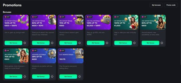 TrueLuck Casino slots overzicht